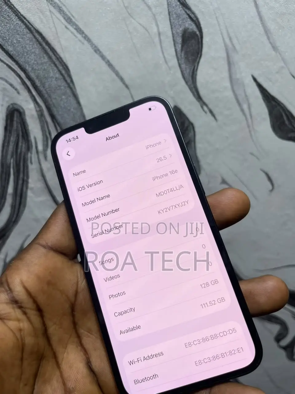 Apple iPhone 16e 128 GB Graphite