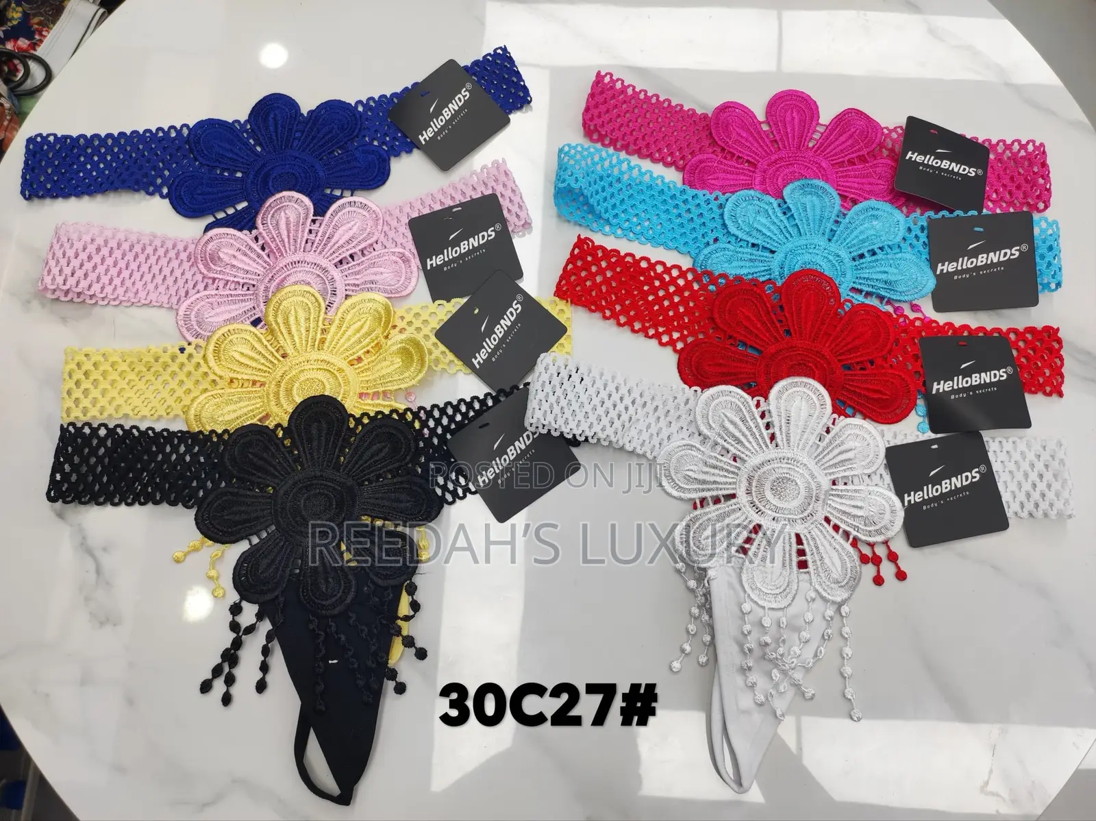 3 PCS Sexy Rhinestone Thongs