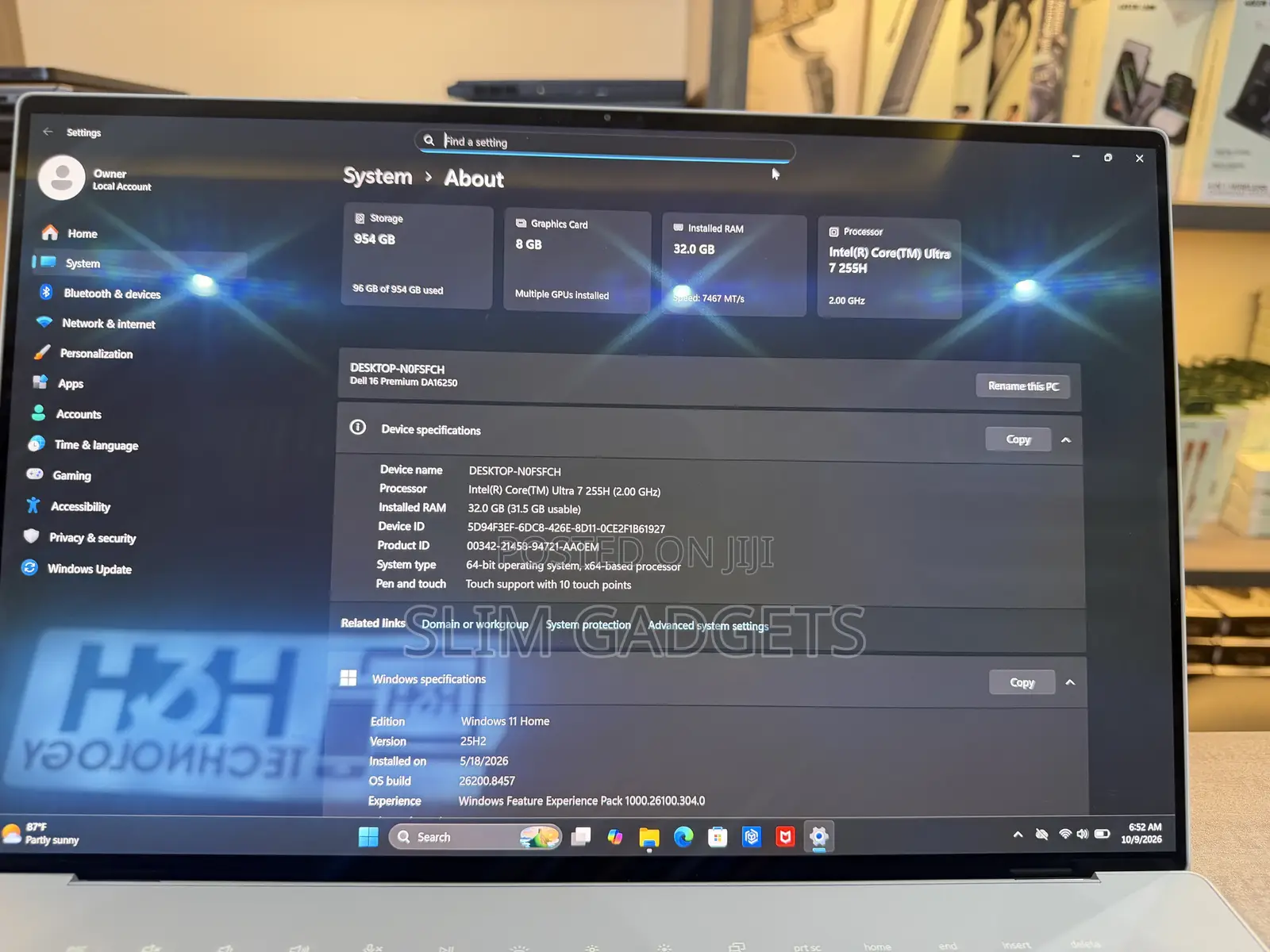 Laptop Dell 16 Premium 32GB Intel Core Ultra 7 SSD 1T