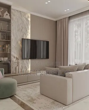Lovely TV Wall and Console