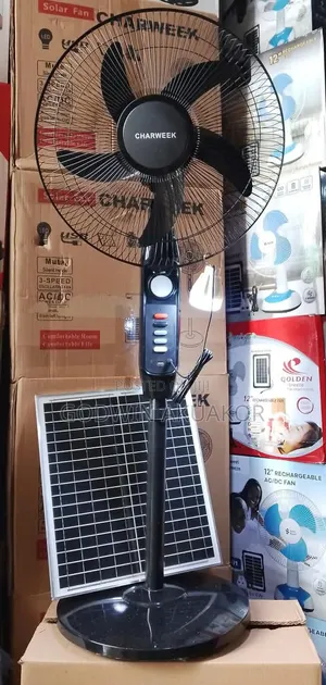 Rechargeable Solar Fan