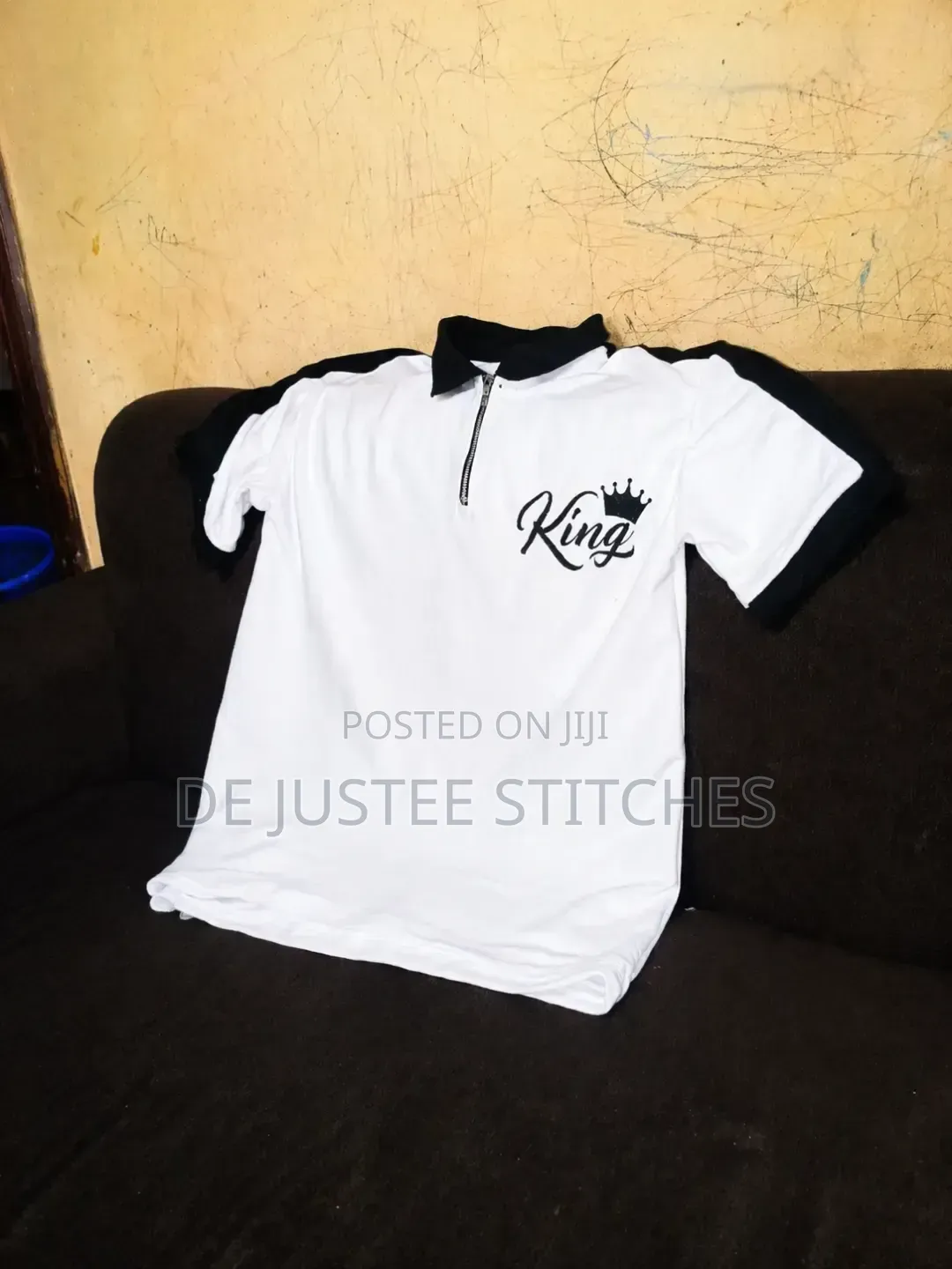 Zip Collar Polo With Branding