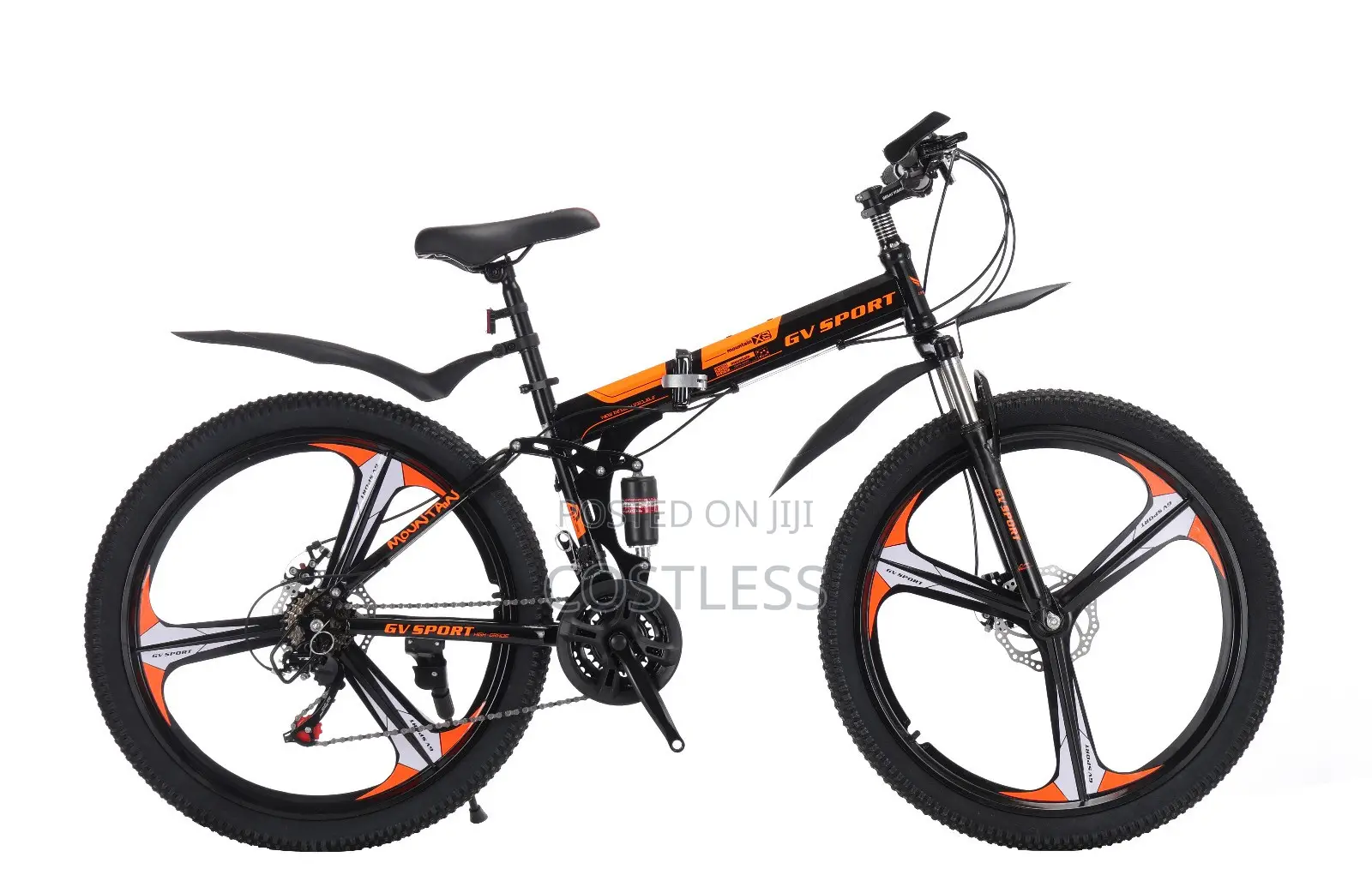 GV Sport 21-Speed Foldable Mountain Bike