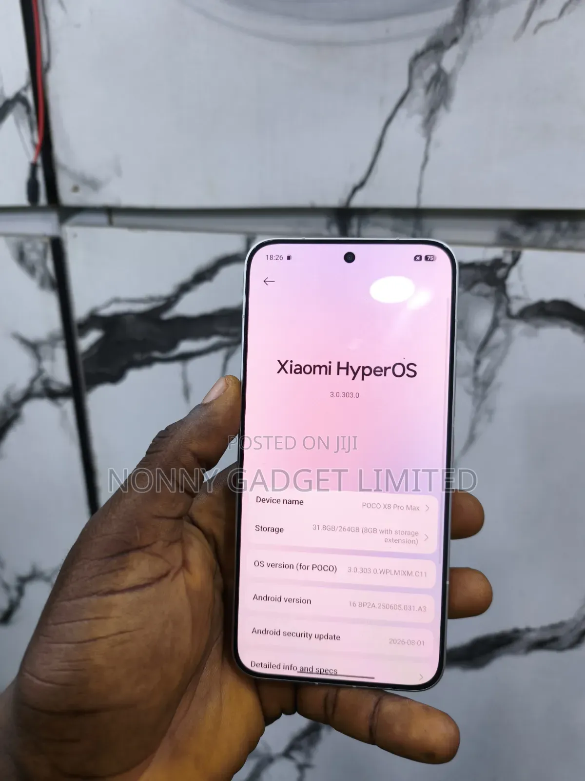 Xiaomi Poco X8 Pro Max 256 GB White