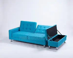 Brand New Compact 3-Seater Leather Sofa + Ottoman