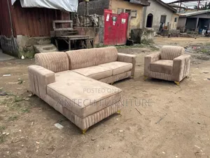 Neatly Manufactured L Shape Sofas and a Single Seater