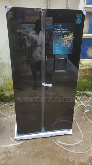 Brand New Hisense Side by Side Refrigerator With Dispenser