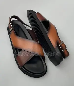Men Leather Gianfranco Butteri Sandals