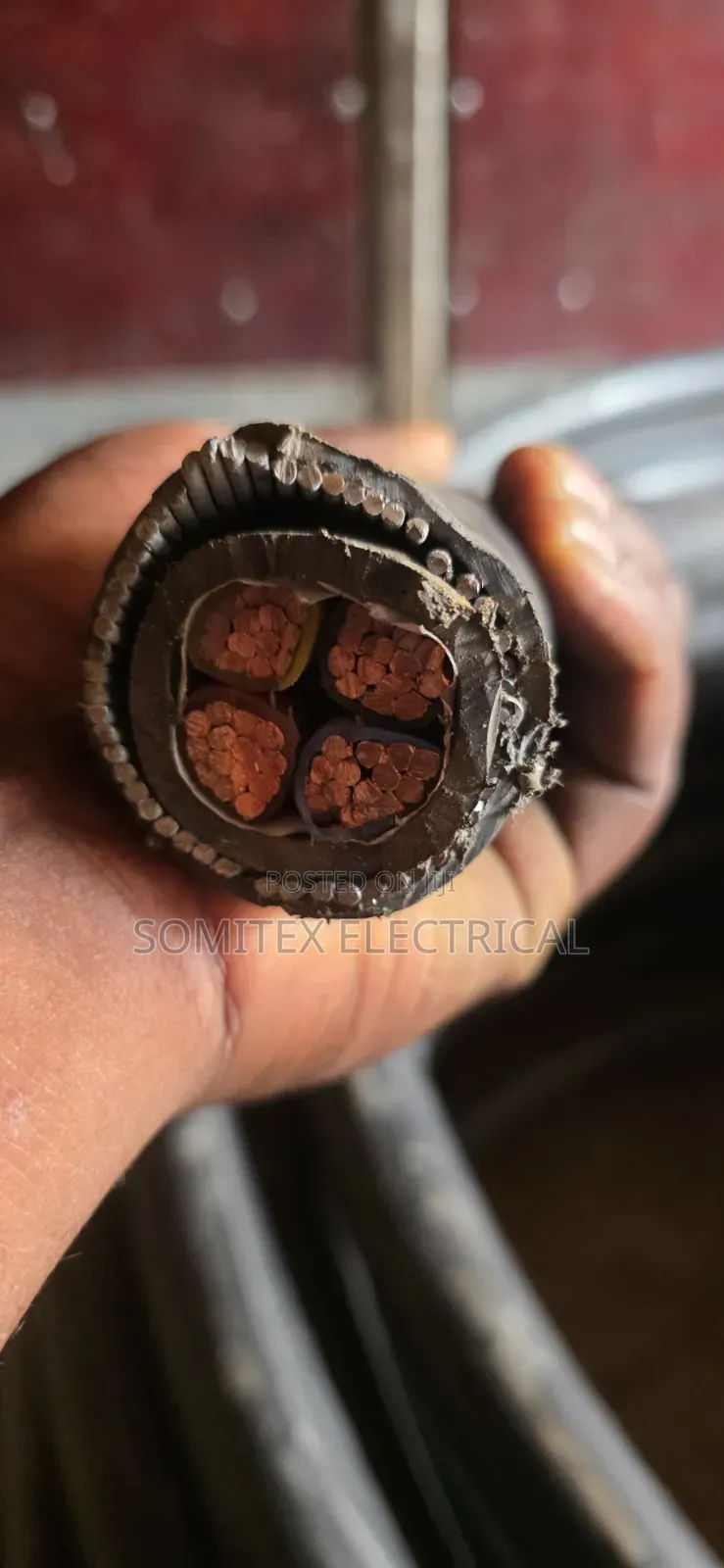 50mmx4core Amoured Cable Kablemetal