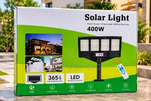400W Solar LED Street Light With Remote Control- 1pc