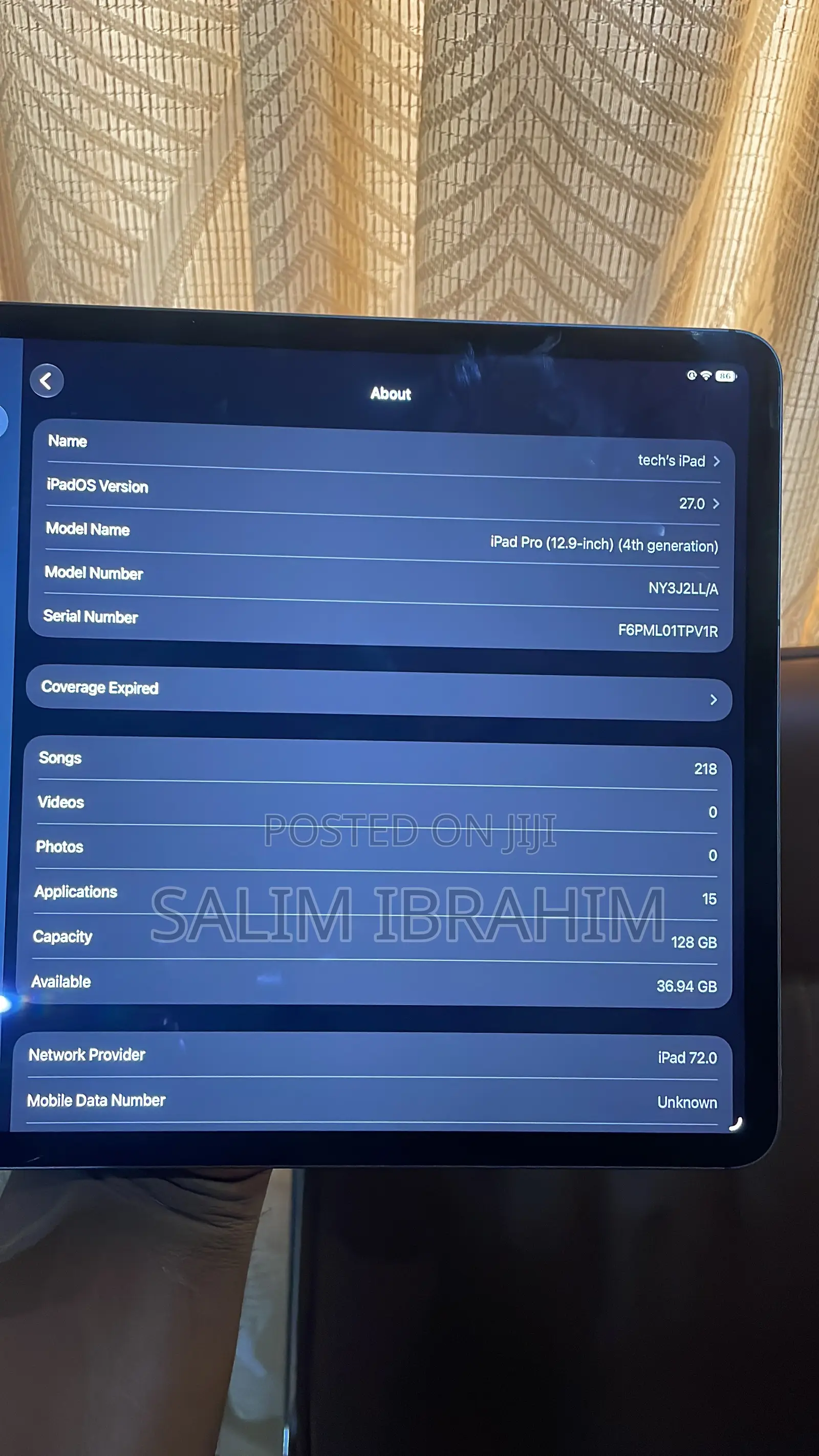 Apple iPad Pro 12.9 (2020) 128 GB Gray