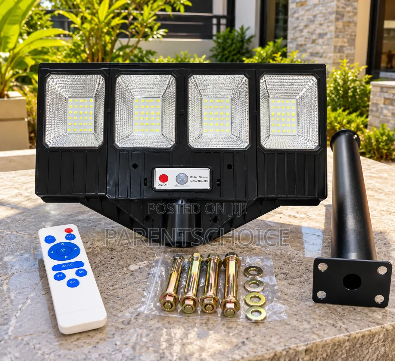 400W Solar LED Street Light With Remote Control- 1pc
