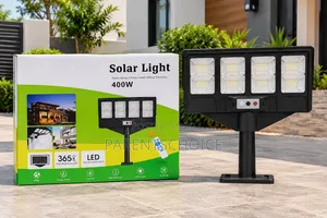 400W Solar LED Street Light With Remote Control- 1pc
