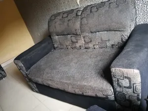 Set of 2 Gray Sofas- Single and Double Seater