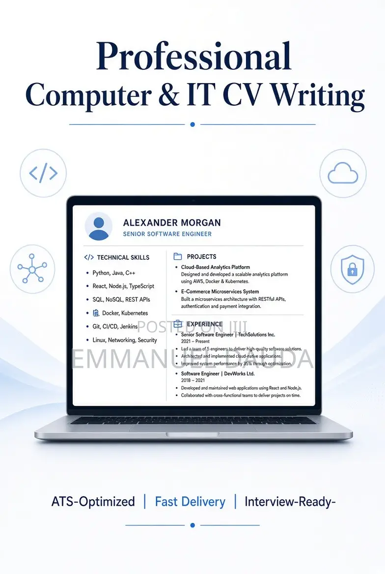 Professional Computer & IT CV Writing | ATS-Friendly
