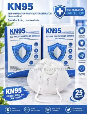 Kn25 Durable White Nose Mask
