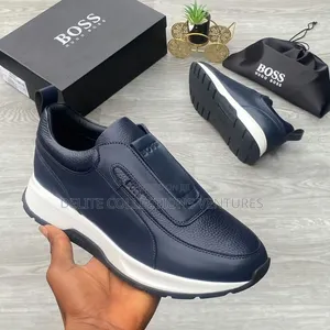 *Hugo Boss Luxury Leather Sneakers !!* 
 *40______46