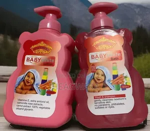 Baby White Lotion and Bath