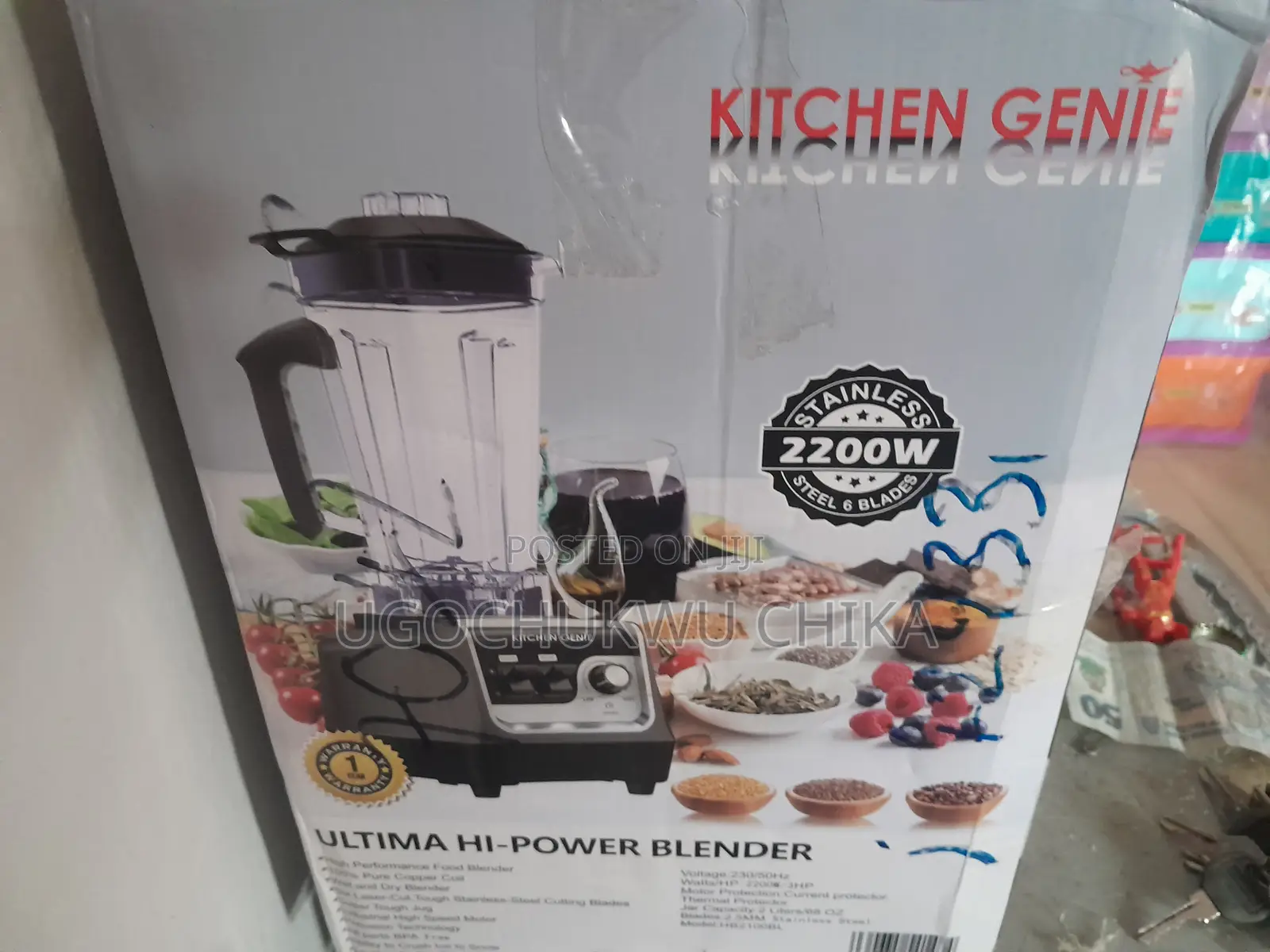 Kitchen Genie Commercial Blender