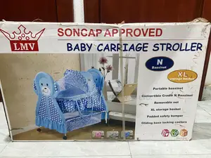 Baby Carriage Stroller 3in1 Convertible Crib With Net + XL Storages
