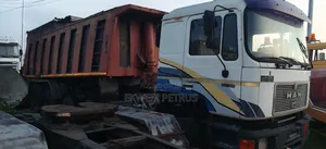 European Used 33.422 Complete Tipping Trailer Truck