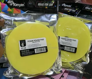 Tonyin Medium Cut Foam Polish Pads (Model: TP12B).