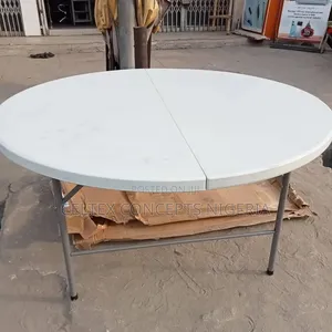 5ft Round Barqent Table by 10 Seater