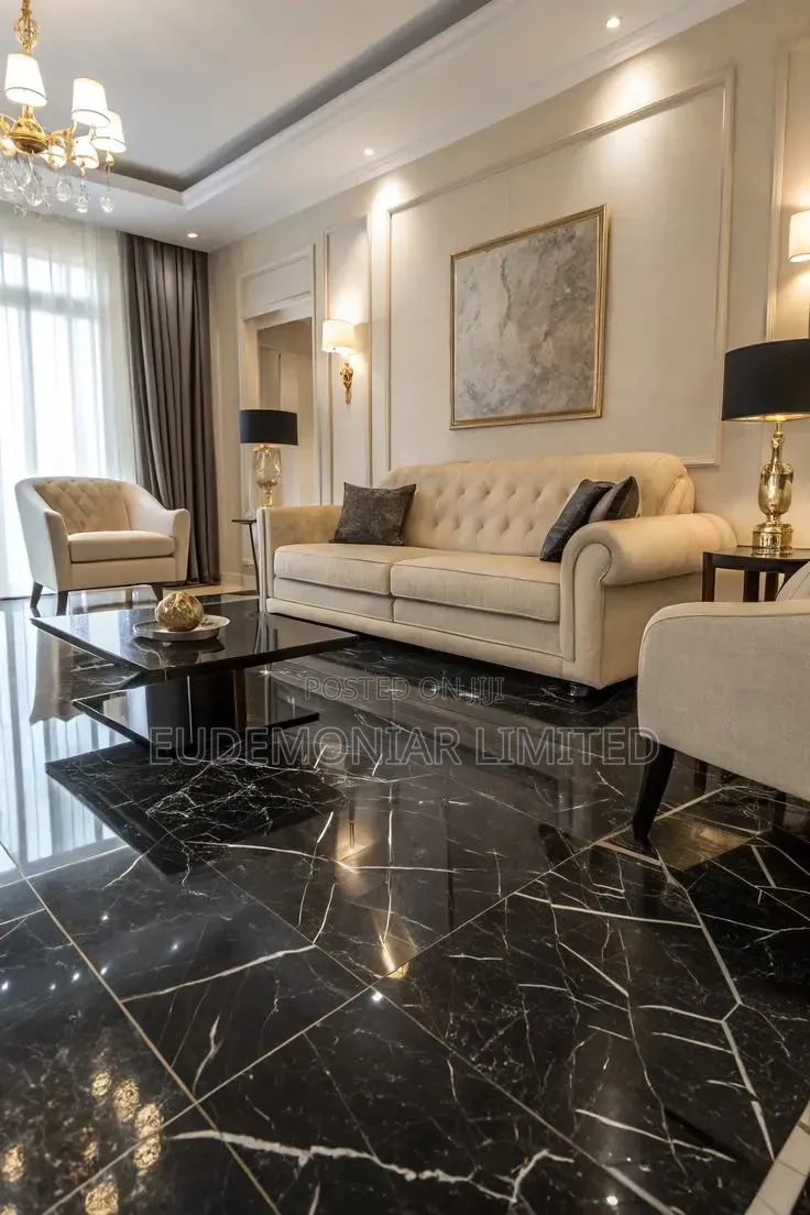 Dark Stone Floor Fitting Works