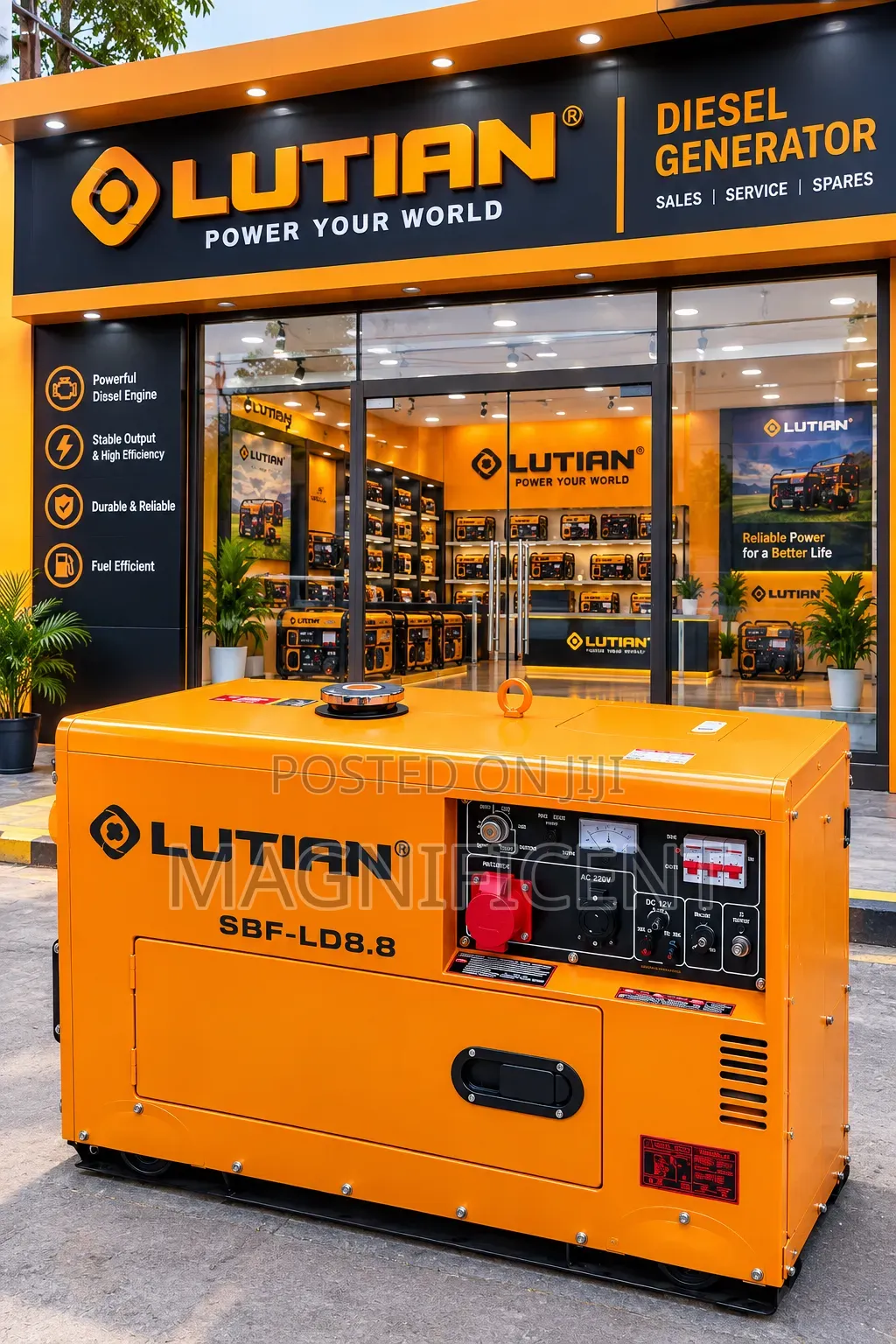 LUTIAN 10KVA Diesel Generator – Powerful & Reliable Power Supply
