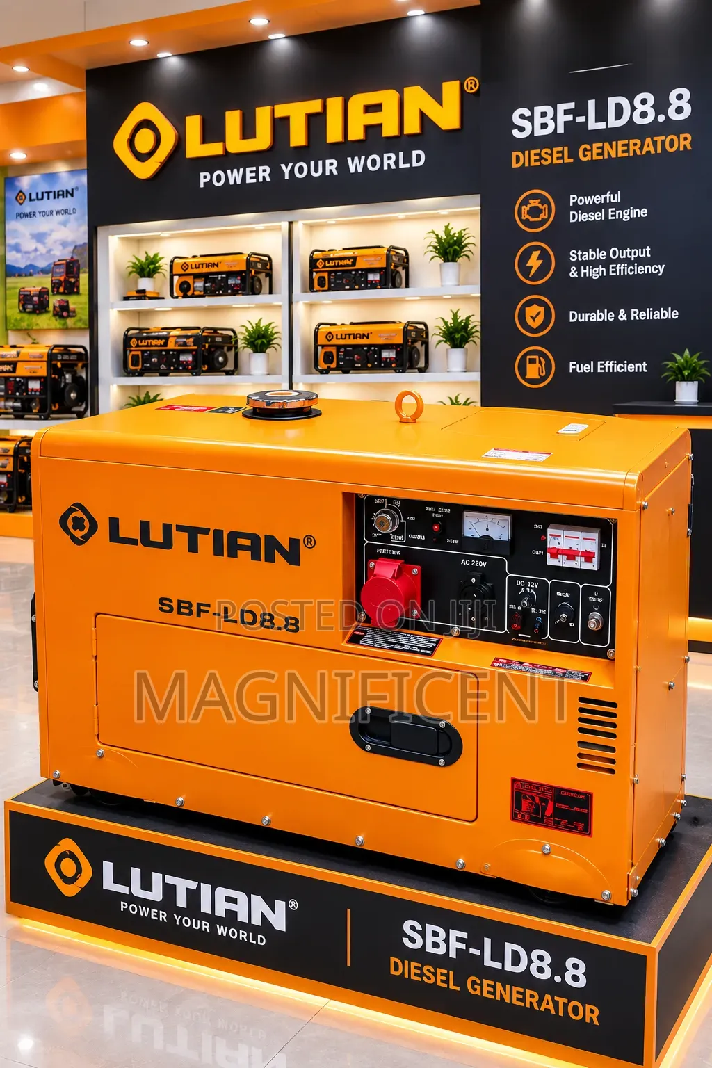 LUTIAN 10KVA Diesel Generator – Powerful & Reliable Power Supply