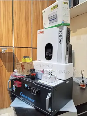 5kwh/24v Cworth Lithium Battery and 3kva/24v Hybrid Sako Inverter