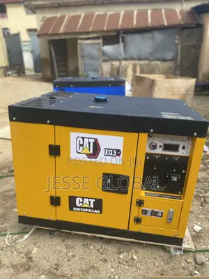 CAT Yellow Soundproof Diesel Generator