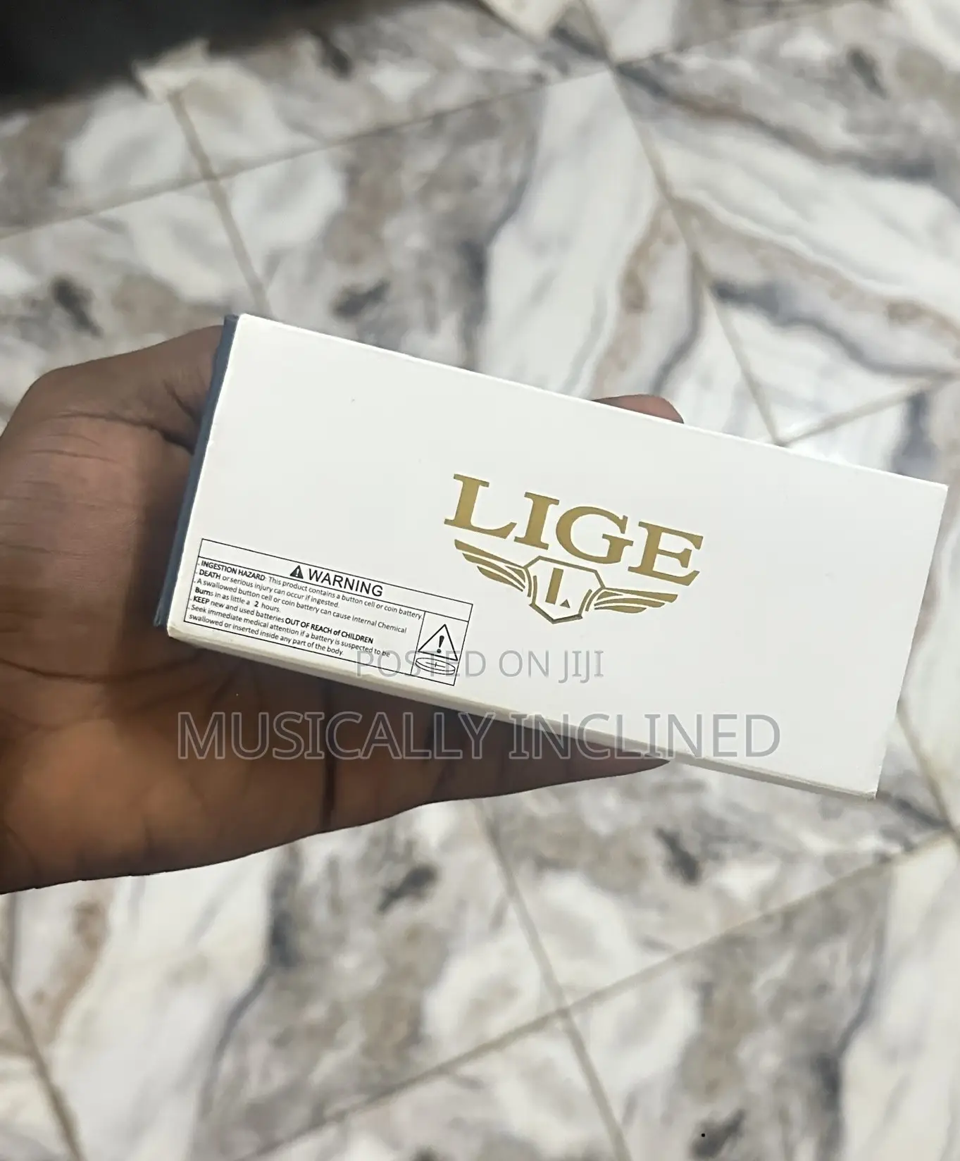 Lige Chronograph Leather Watch