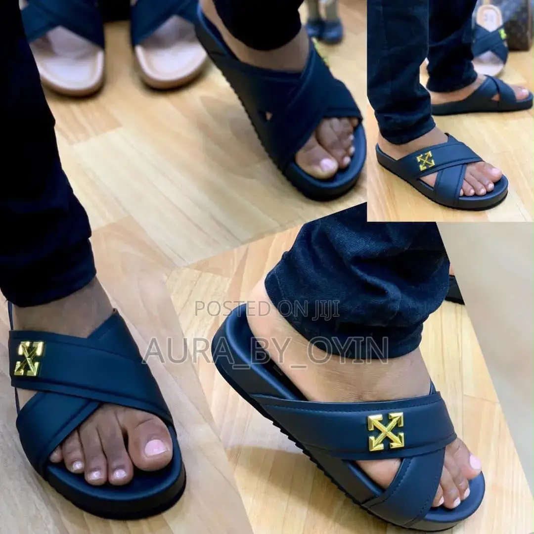 Original Designer Leather Pam Slippers