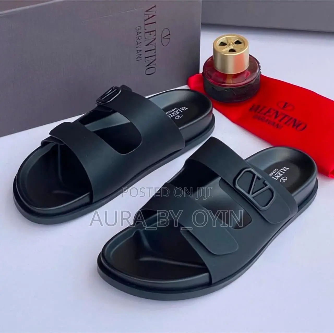 Original Designer Leather Pam Slippers