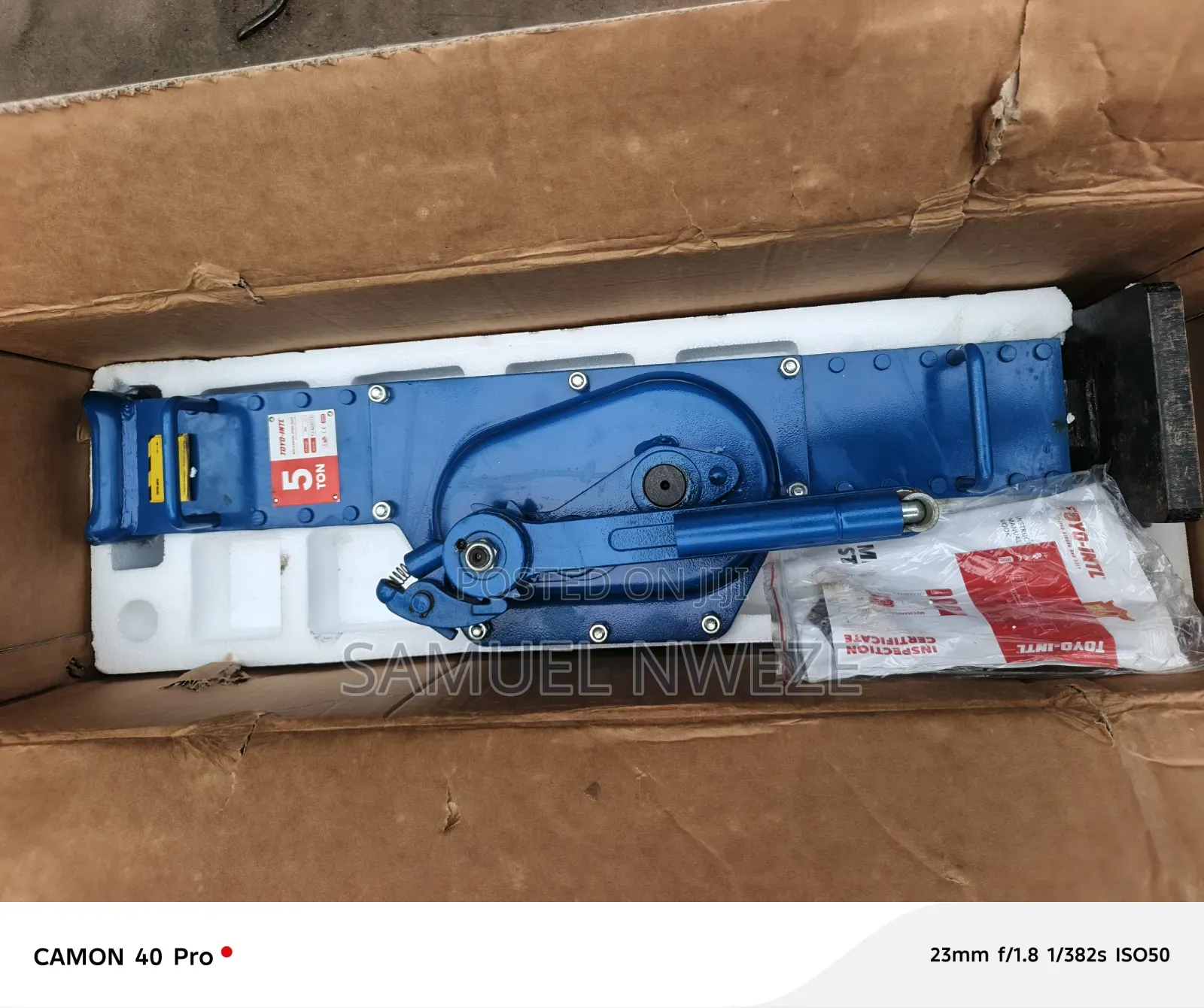 5ton Machenick Jack All Sizes Available