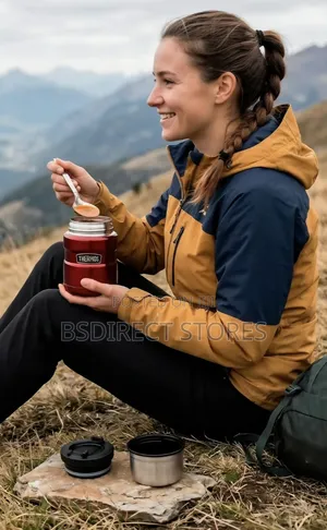 Thermos RED Stainless Steel Insulated King Food Flask