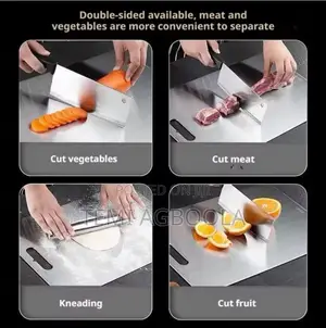 Cutting Boards for Kitchen Stainless Board Steel Thickened Double Side