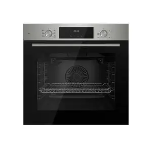 Maxi Electric Built in Oven 60cm Black & Stainless Steel Model QBP7SSD