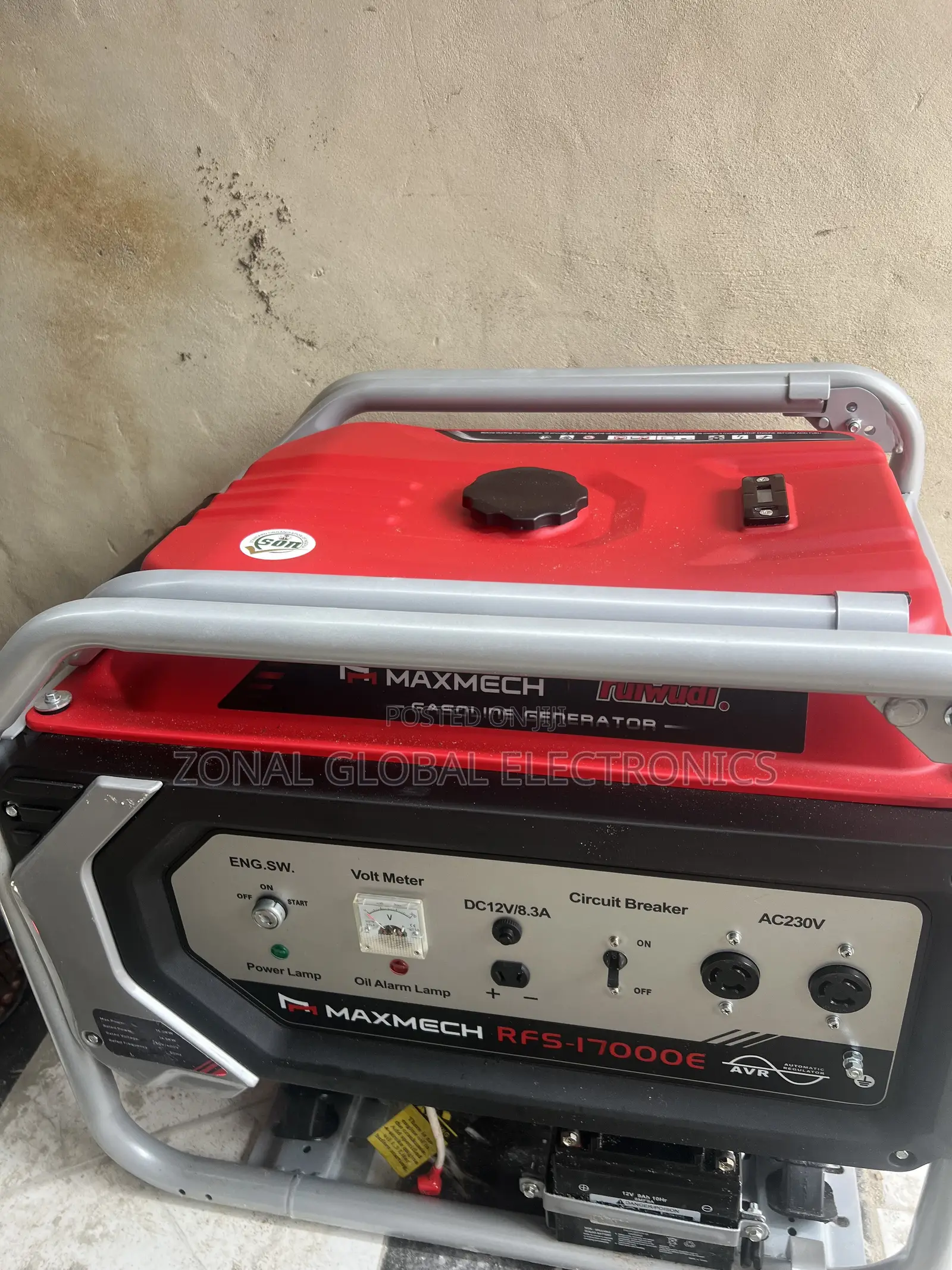 MAXMECH RFS-17000ET 15KVA Generator 100% Copper Coil