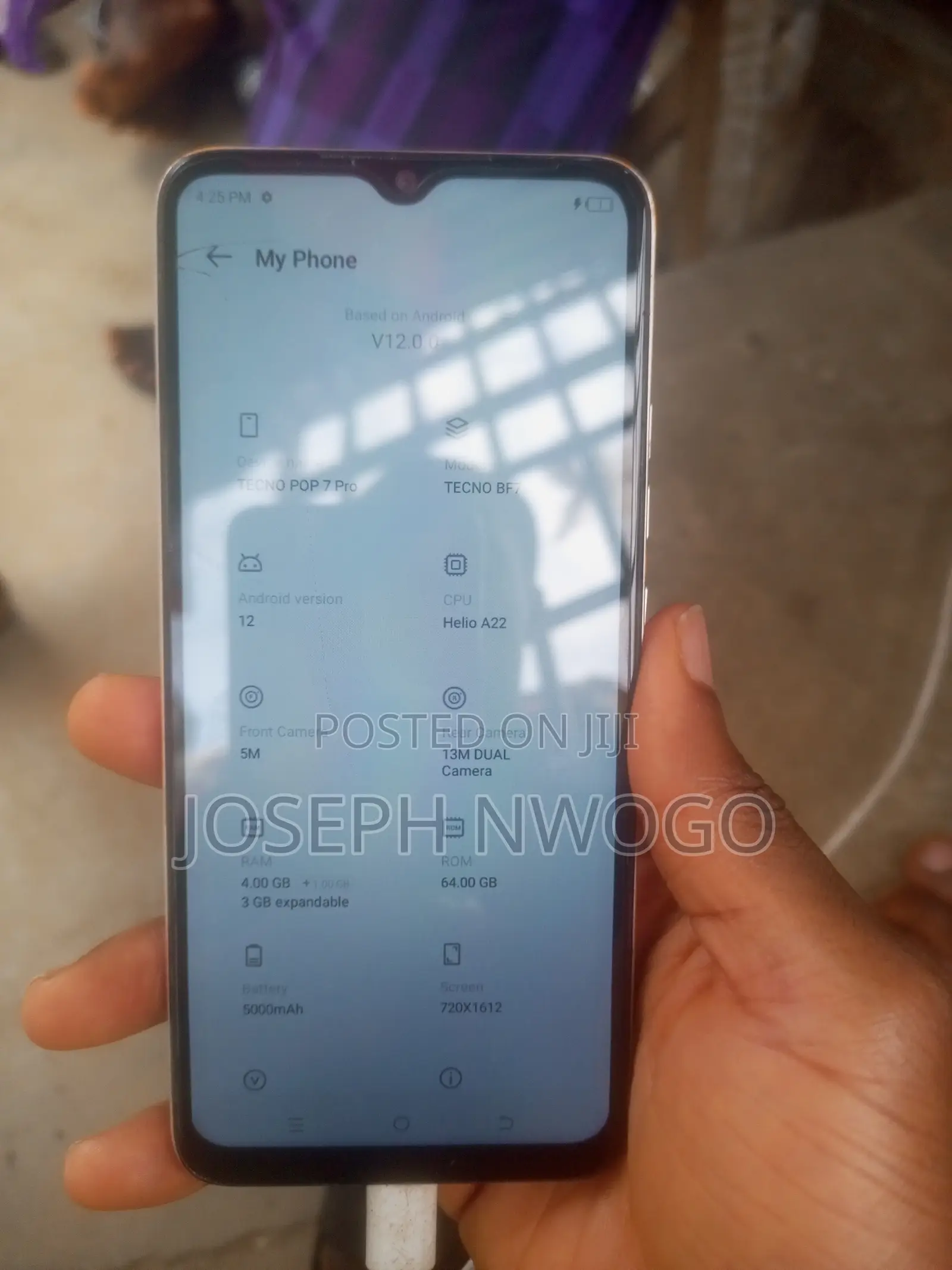 Tecno Pop 7 Pro 64 GB Orange