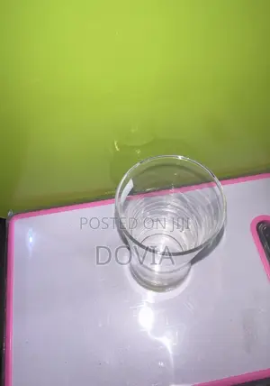 Elegant Clear Glass Tumbler Stylish Tall Glass