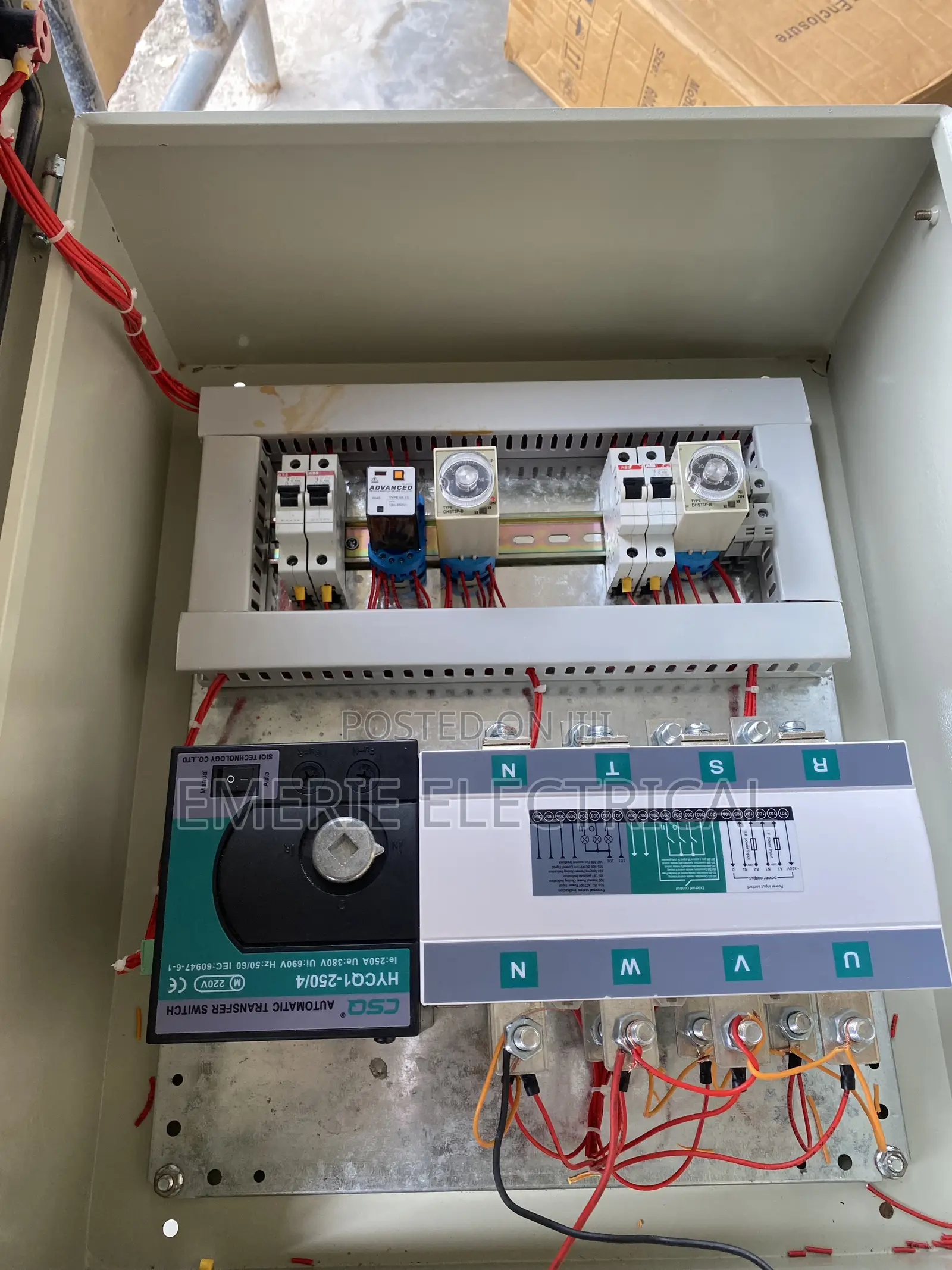 250amps Automatic Changeover