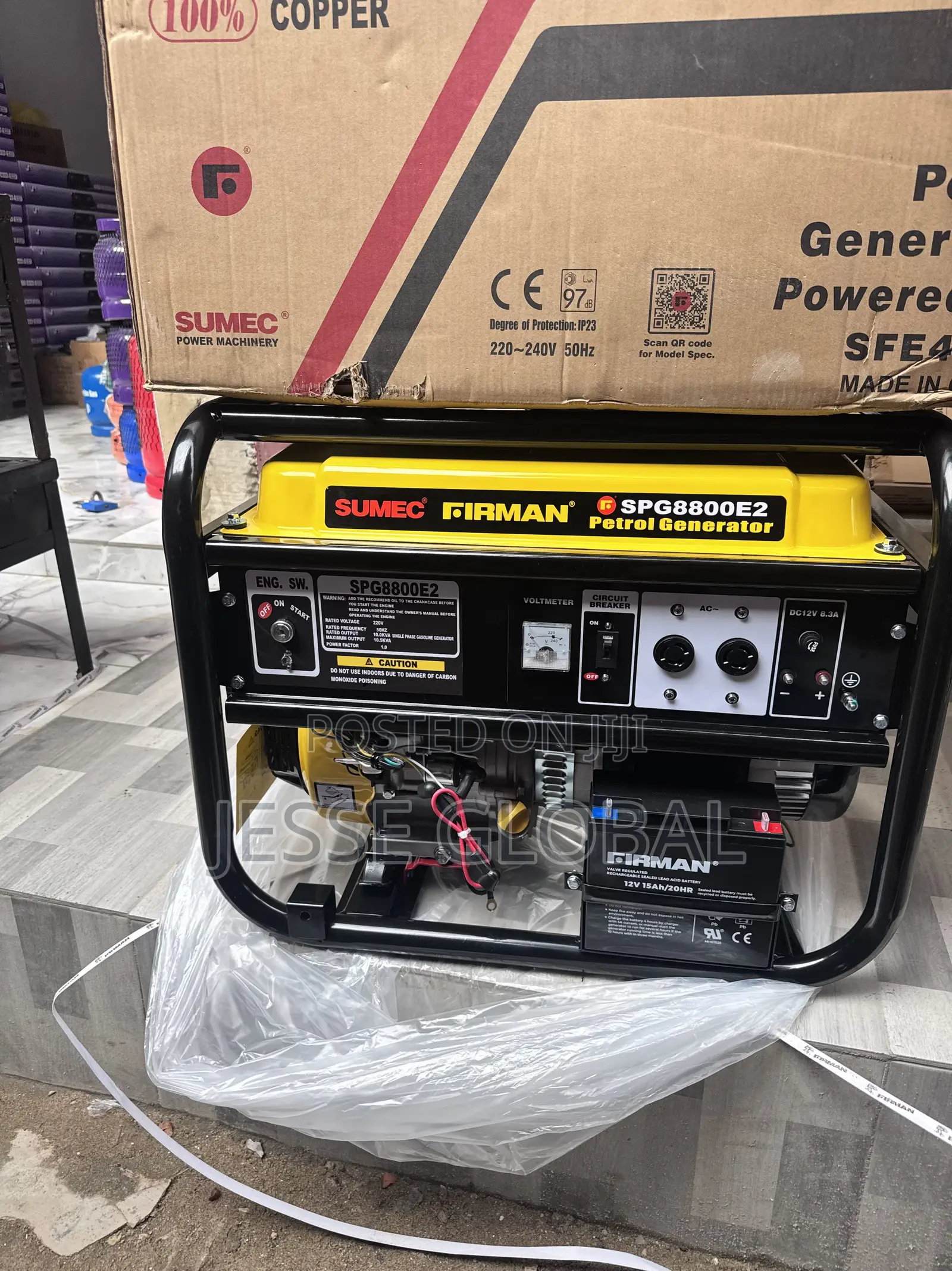 SUMEC FIRMAN 10KVA Generator With Copper Coil