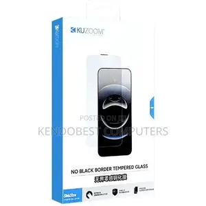 Kuzoom No Black Border Tempered Glass Film for iPhone 18 Pro Max