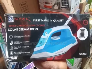 SONIK Steam AC/DC Solar Pressing Iron