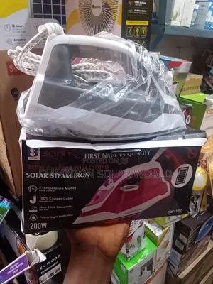SONIK Steam AC/DC Solar Pressing Iron