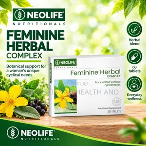 Feminine Herbal Complex 60 Tablets Single, Feminine Herbal Supplement
