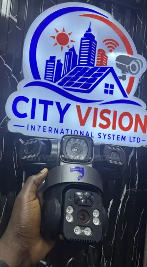 V380 Triple Lens Solar Camera