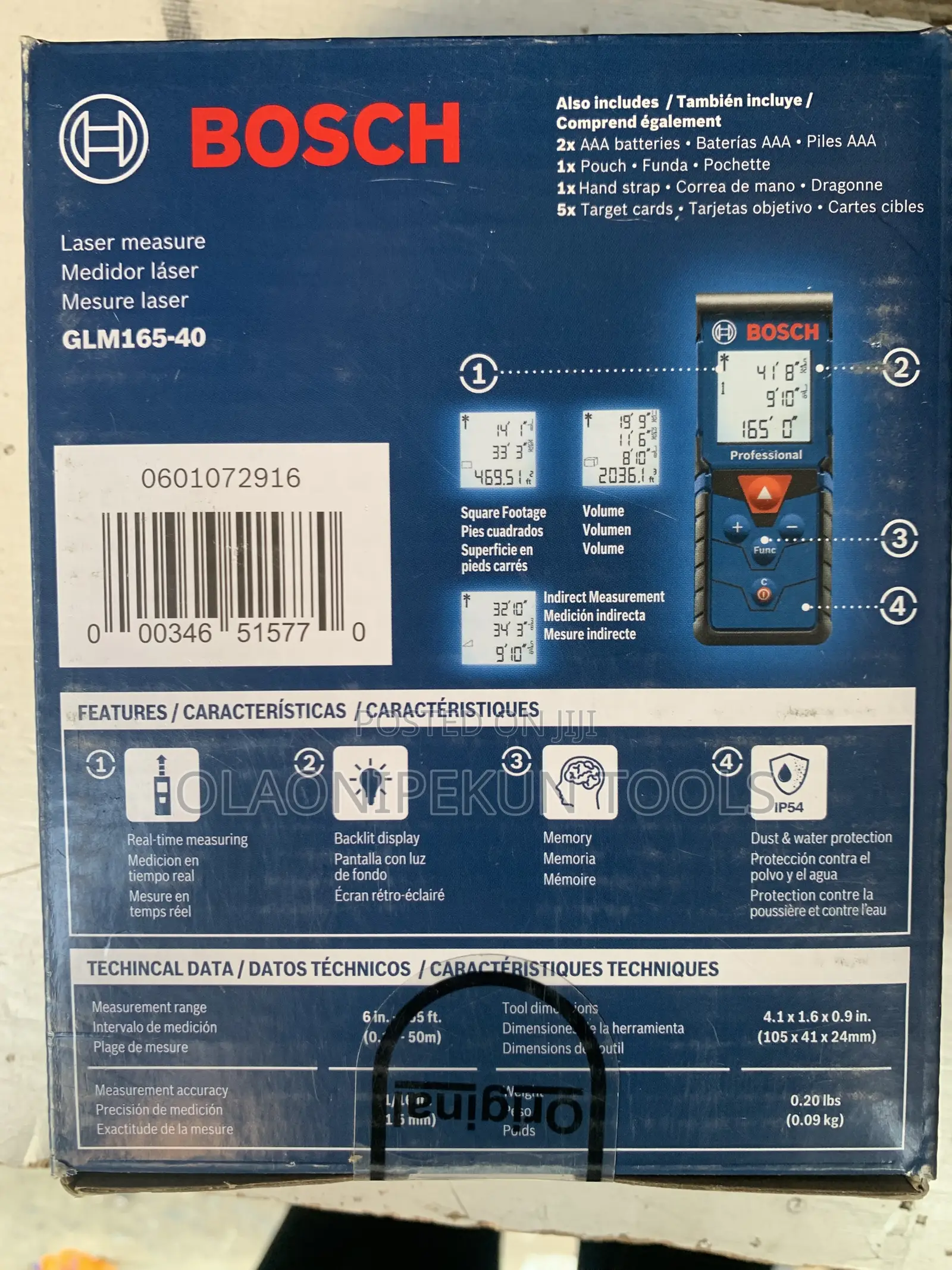 Bosch BLAZE Pro GLM165-40